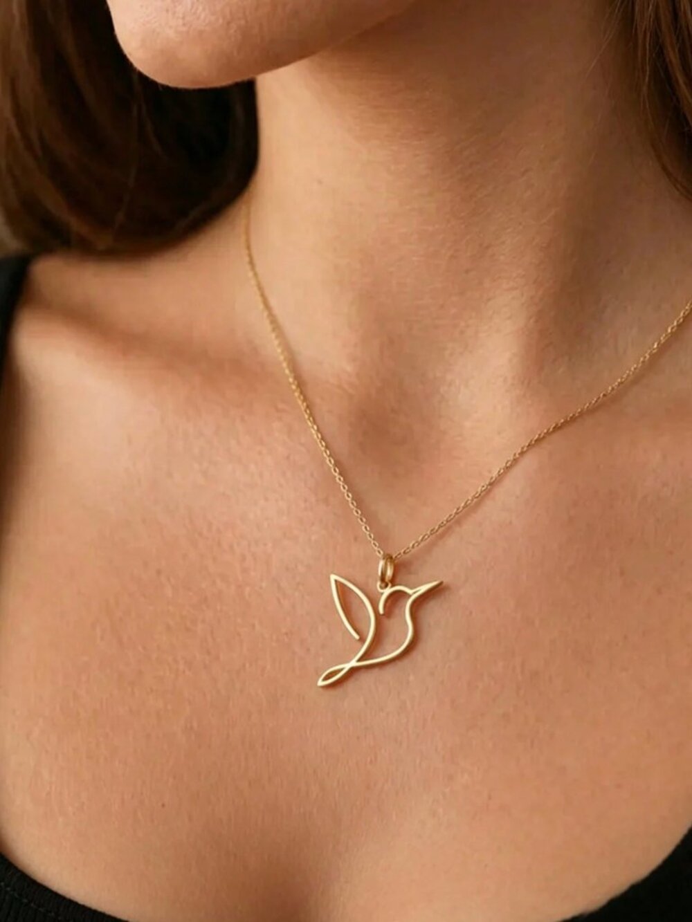 Bird Pendant Stainless Steel Necklaces